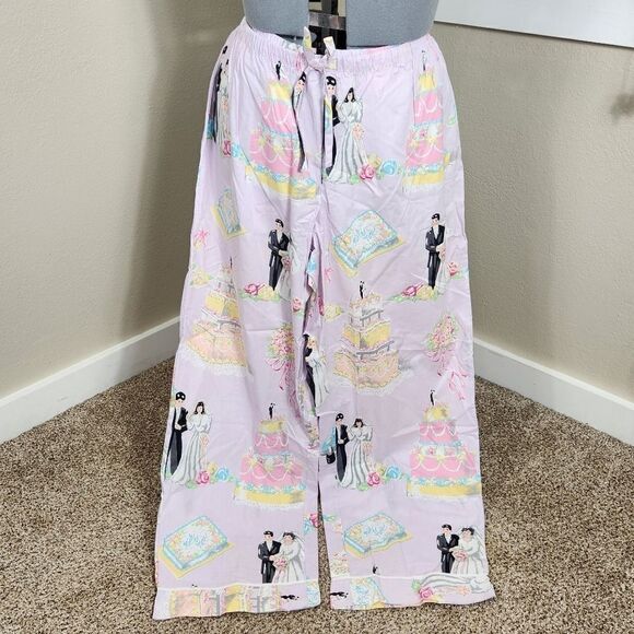 Nick & Nora Love & Marriage Pajamas Plus Size 3X NWOT 90's Y2K 2000's - Picture 8 of 15